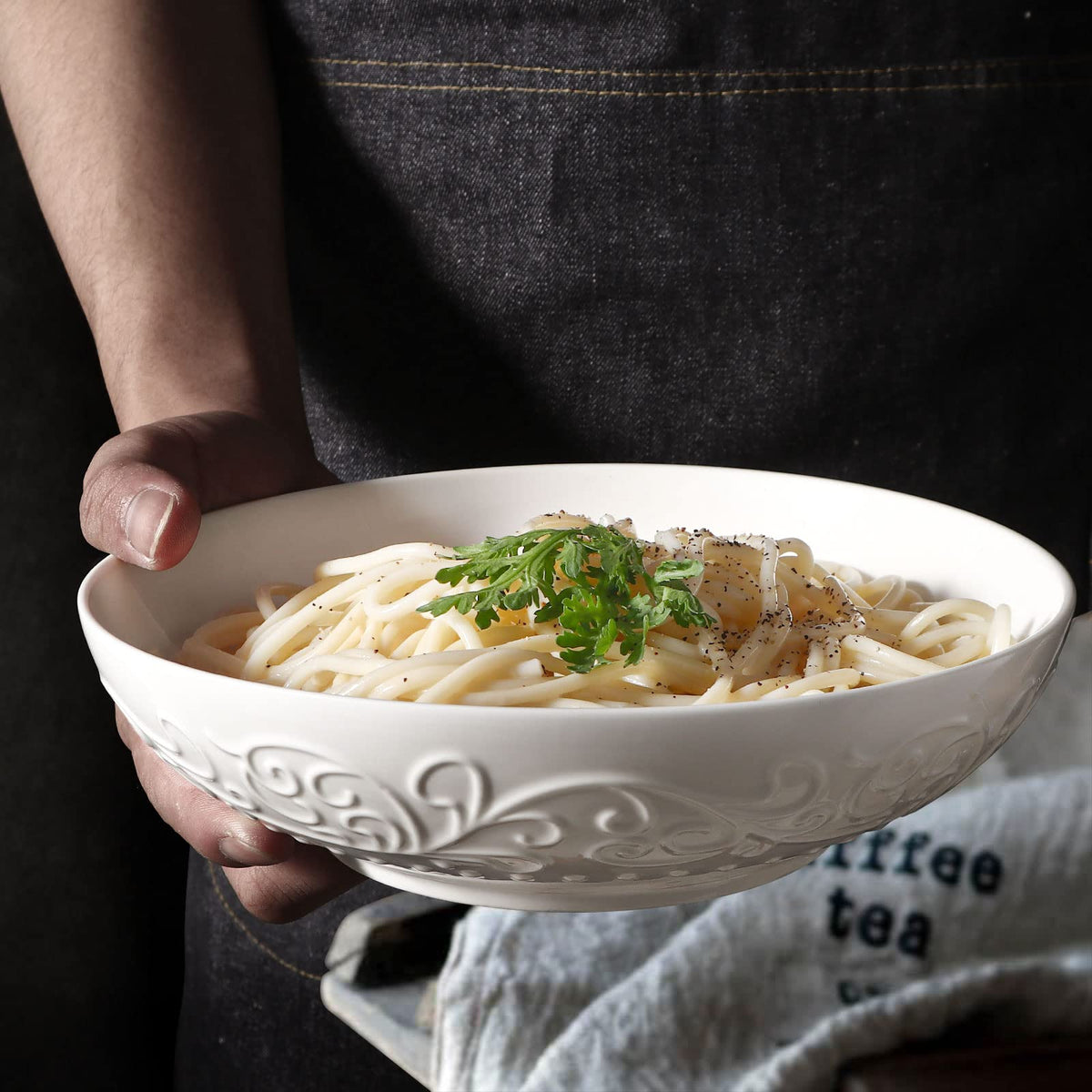 42oz Ceramic Ramen Bowl Set of 4 D35745