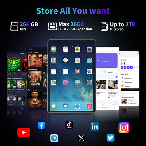 10 inch Android Tablet with Keyboard G752077