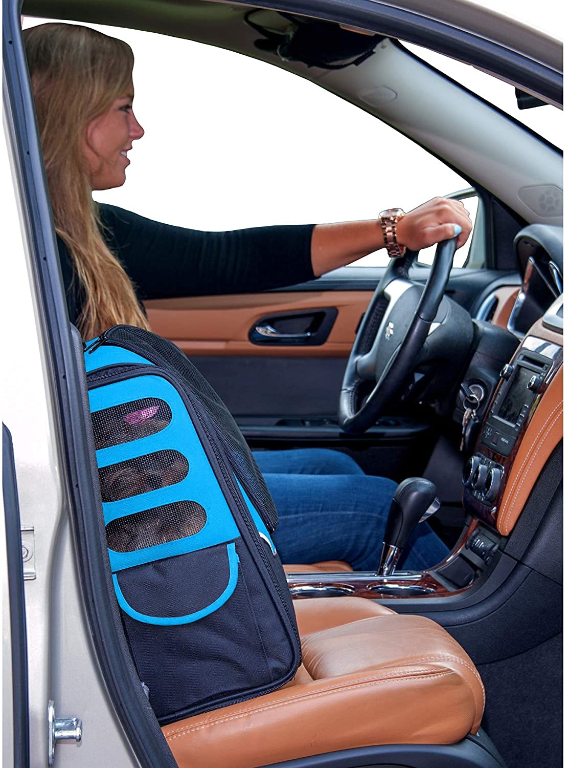 Ocean Blue Pet Backpack W283