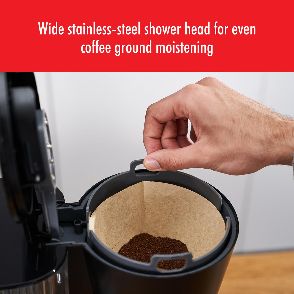Black 10 Cup Drip Coffee Maker with Thermo Carafe R316785