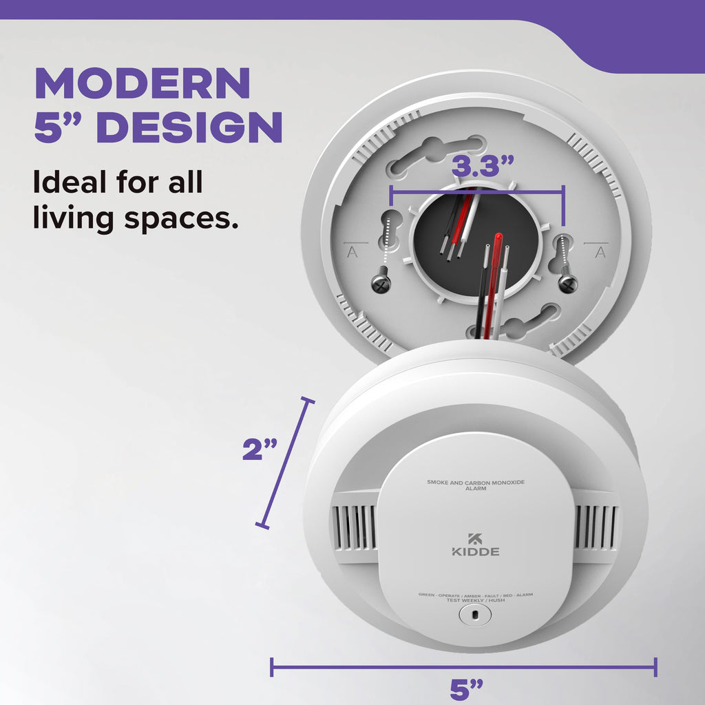 Hardwired Smoke & Carbon Monoxide Detector, 2 Pack N229874