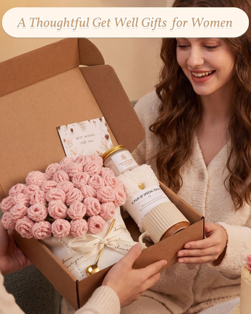 Flower Blanket Care Package U8442