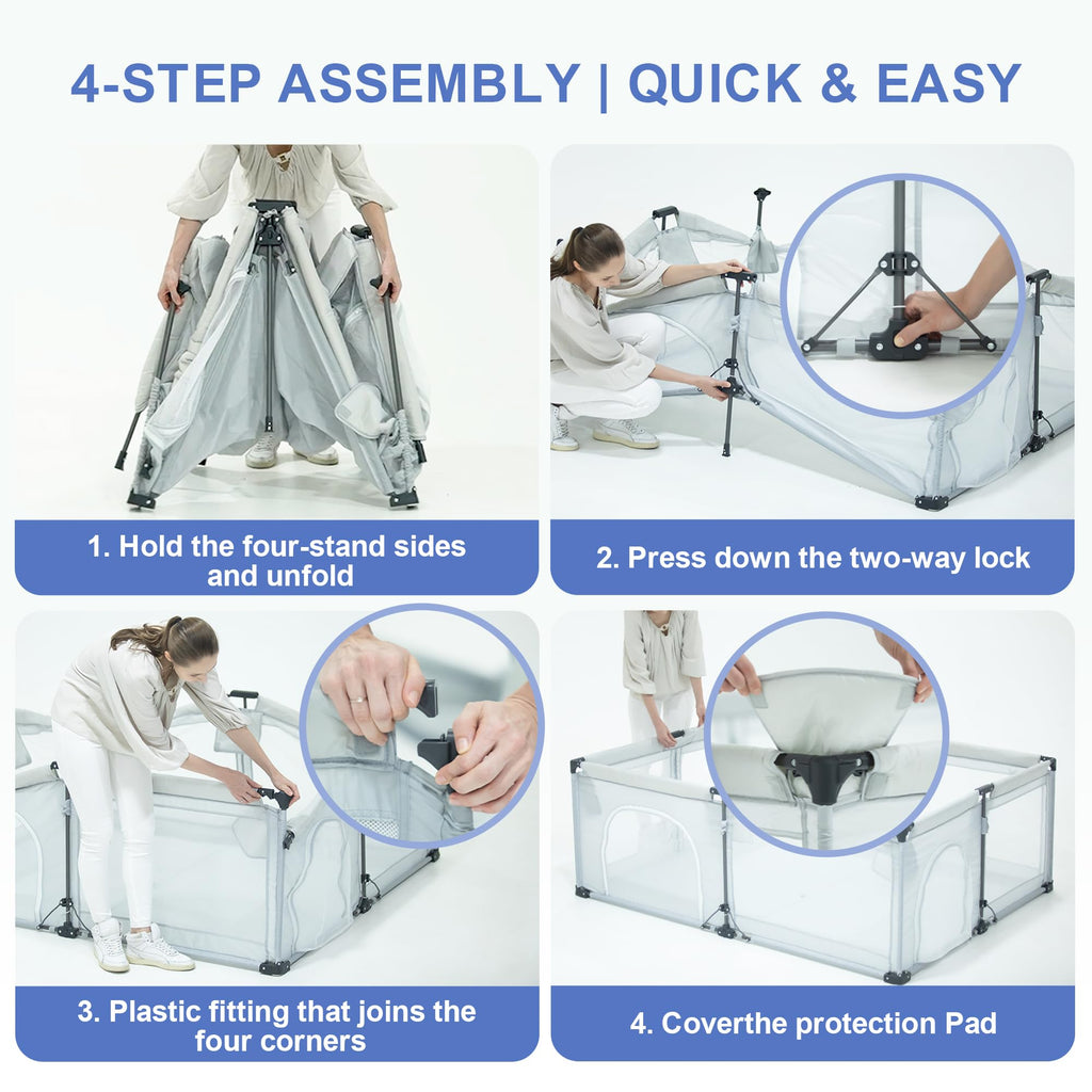 Foldable Baby Playpen L422