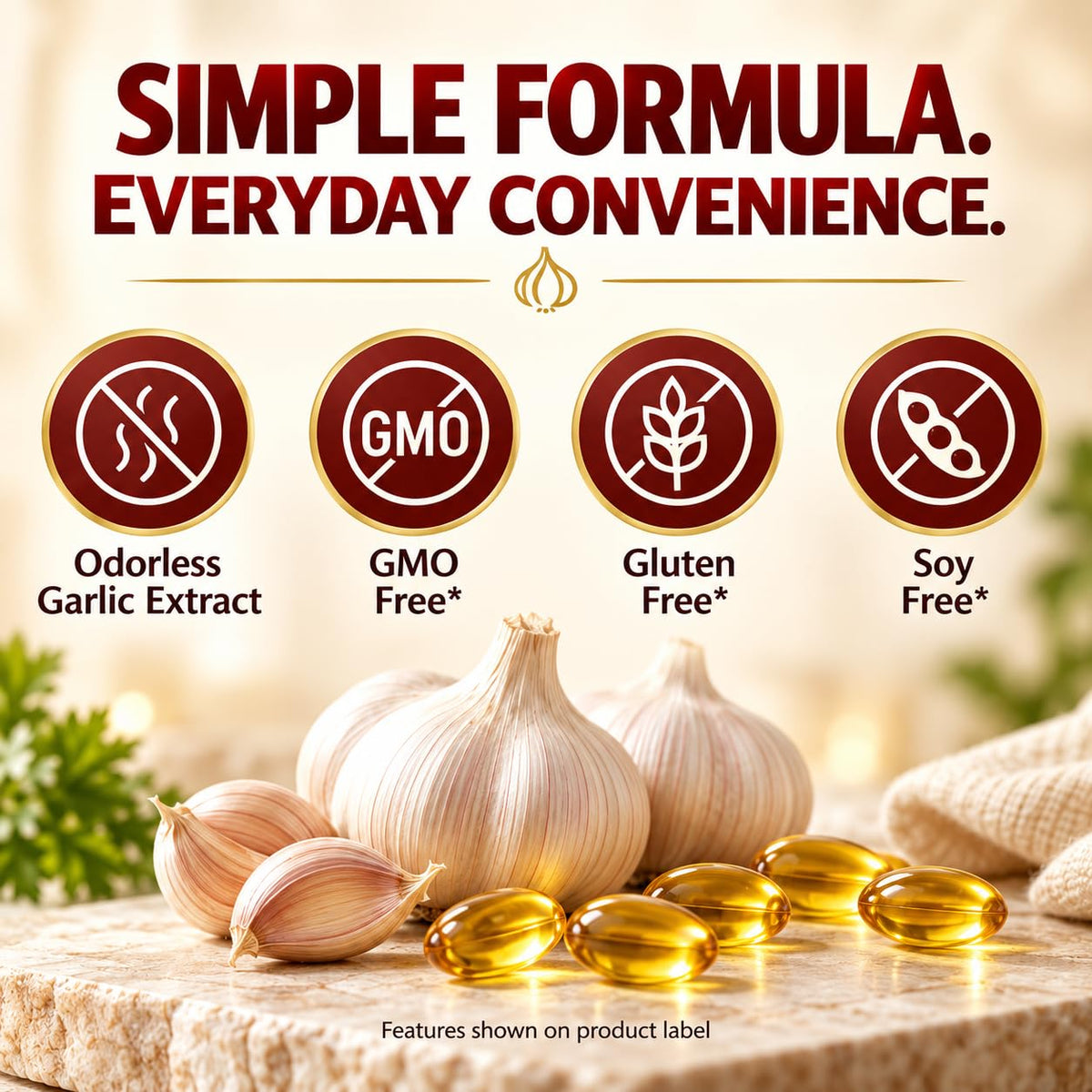 Aged Garlic Extract 180 Softgels N3489