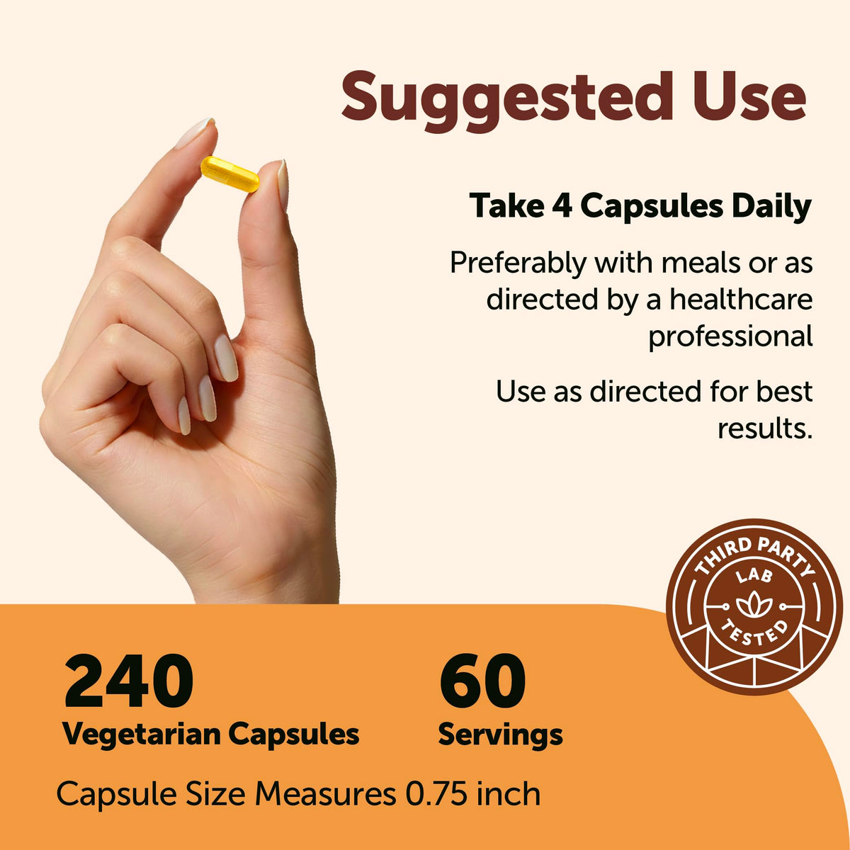 Berberine with Ceylon Cinnamon 2,000 mg 240 Vegetarian Capsules E514025