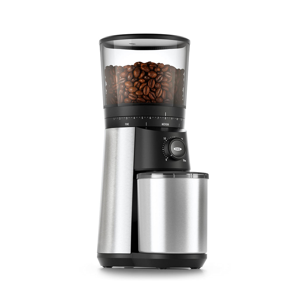 Electric Coffee Bean Grinder 12 Oz Silver Q7365