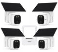 4 Pack Solar Security Cameras Wireless Outdoor 2K WiFi Camera System N321