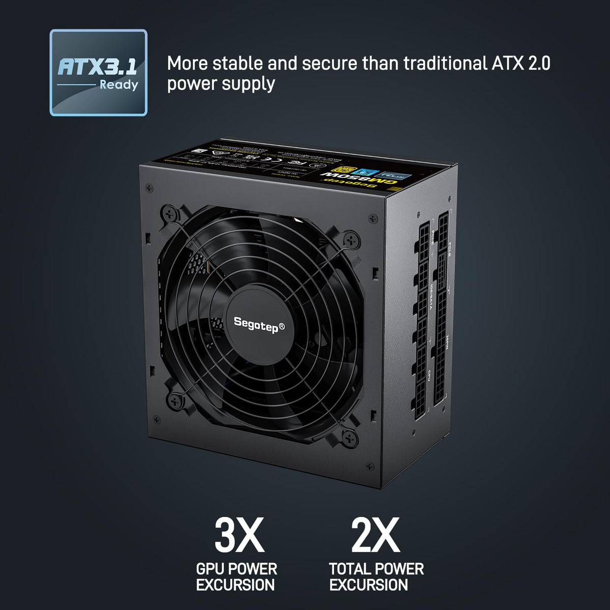 850W 80 Plus Gold Power Supply F747