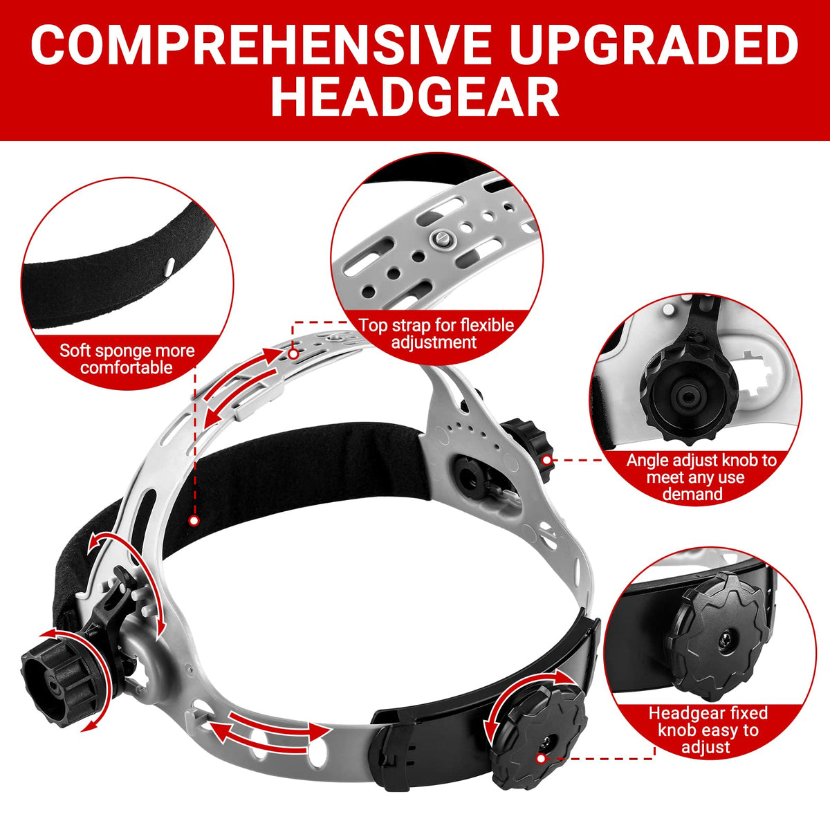Auto Darkening Solar Powered Welding Helmet X7939