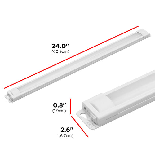 24 Inch Plug in Under Cabinet Light 2700K W3699