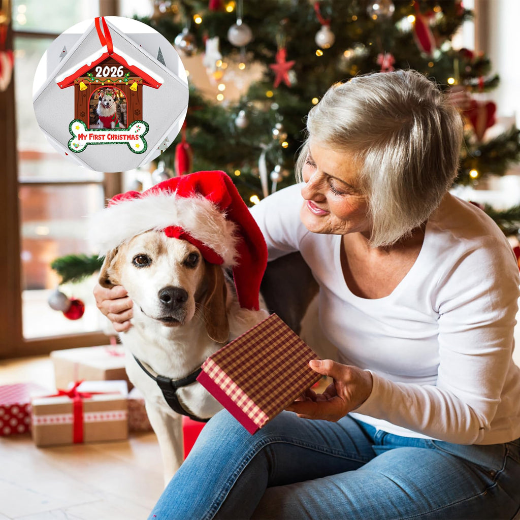 Dog Picture Frame Ornament M598
