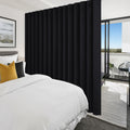 Blackout Room Divider Curtain 120 x 96 Inches Black T3174