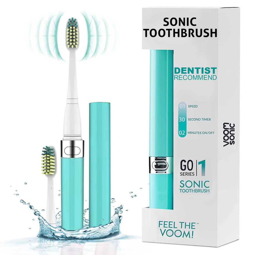 Black Blue 2-Pack Travel Electric Toothbrush Z525