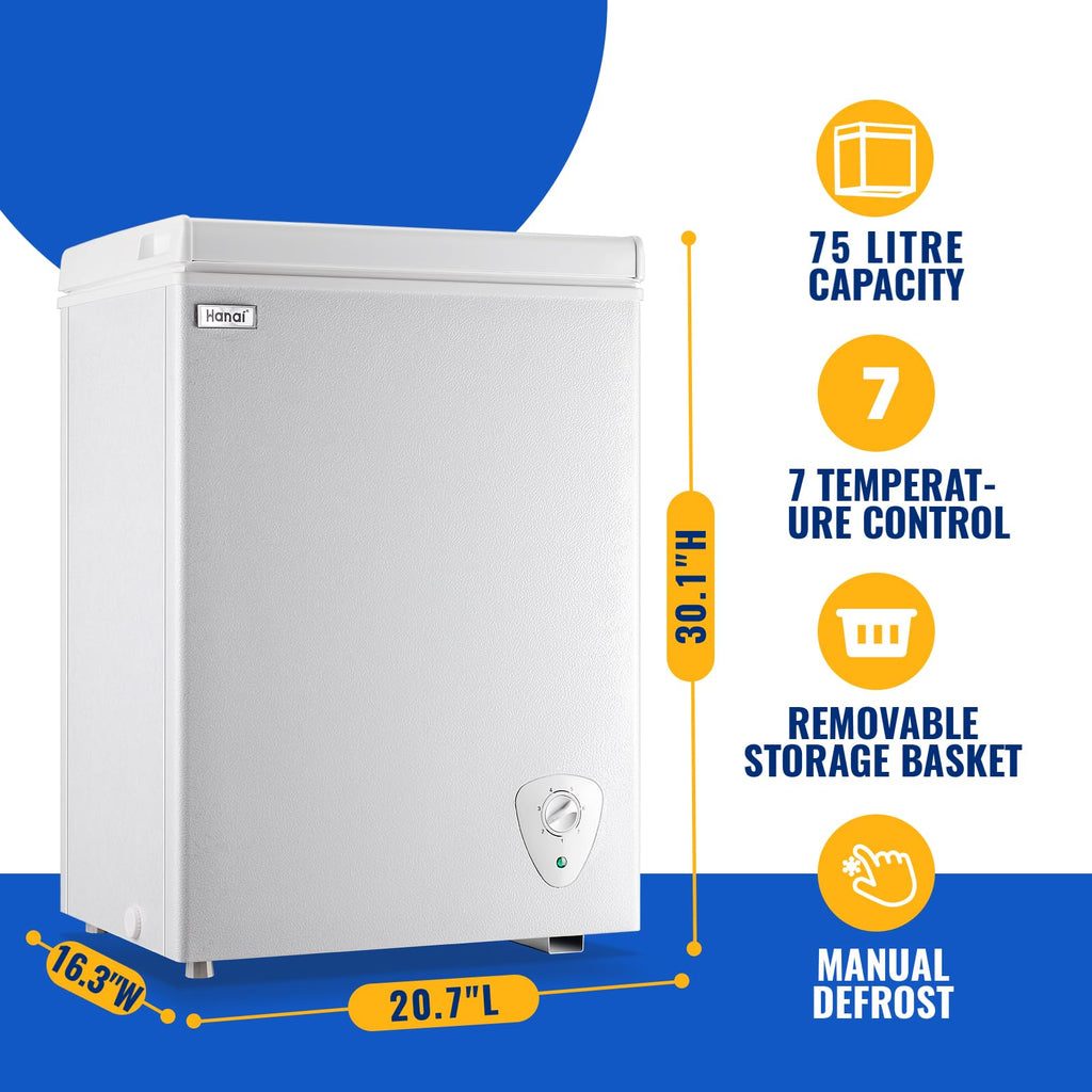 White 3.5 Cu.Ft Chest Freezer P648444