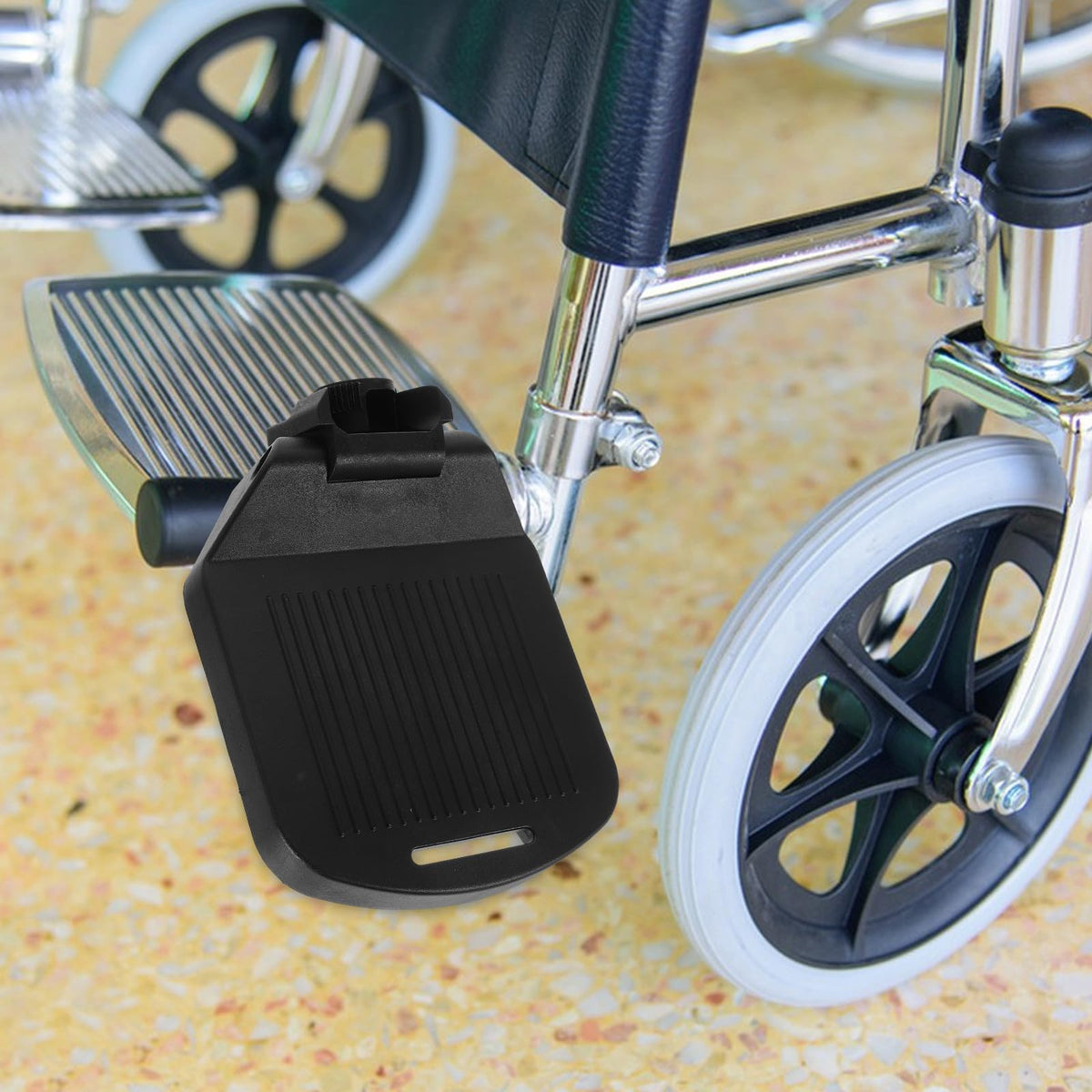 Heavy Duty Adjustable Wheelchair Footrest Pedals P6690