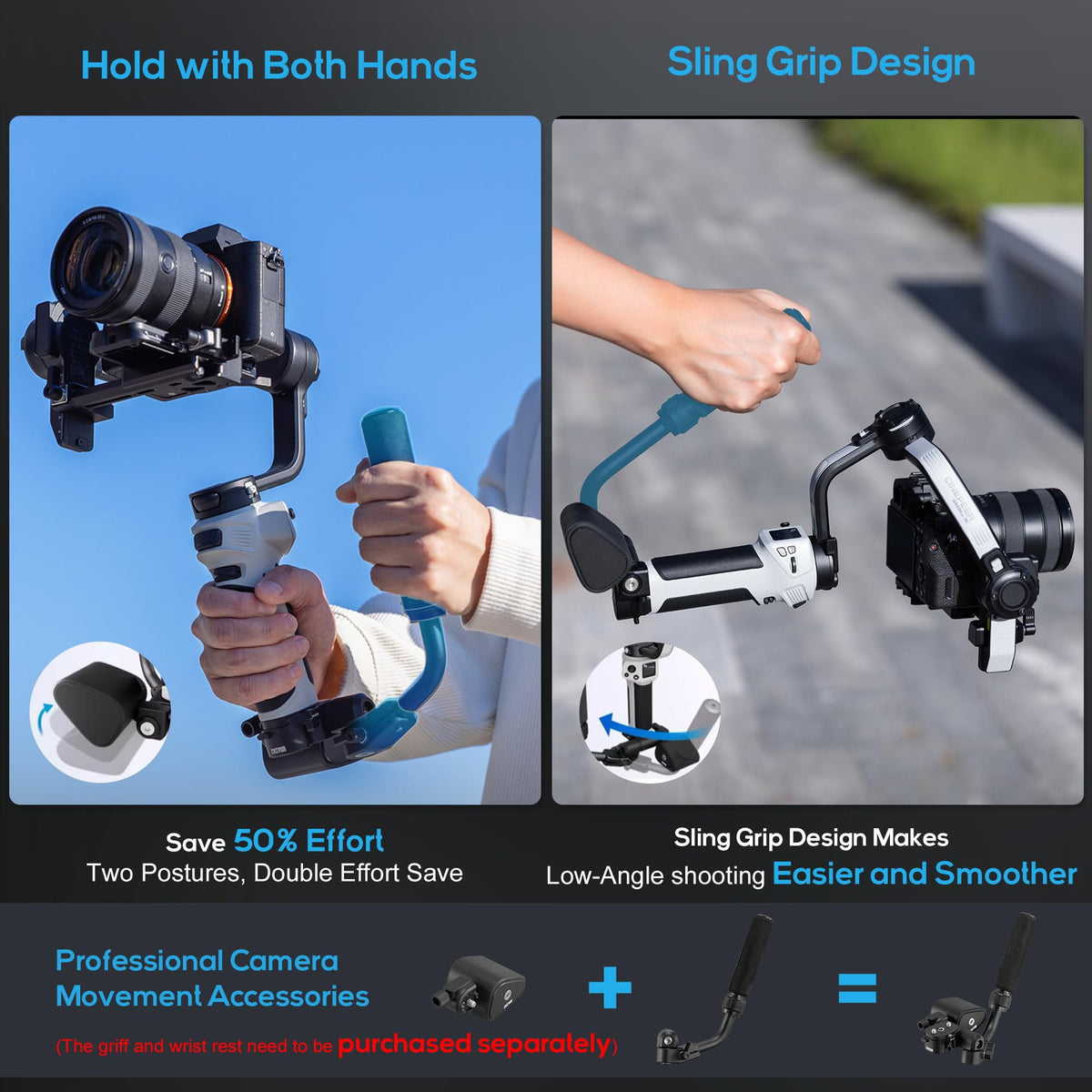3-Axis Lightweight Gimbal Stabilizer N462856