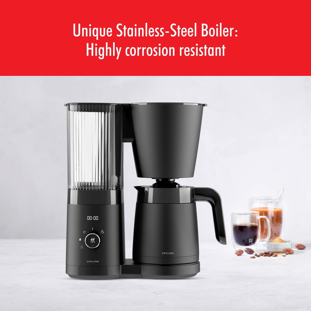 Black 10 Cup Drip Coffee Maker with Thermo Carafe R316785