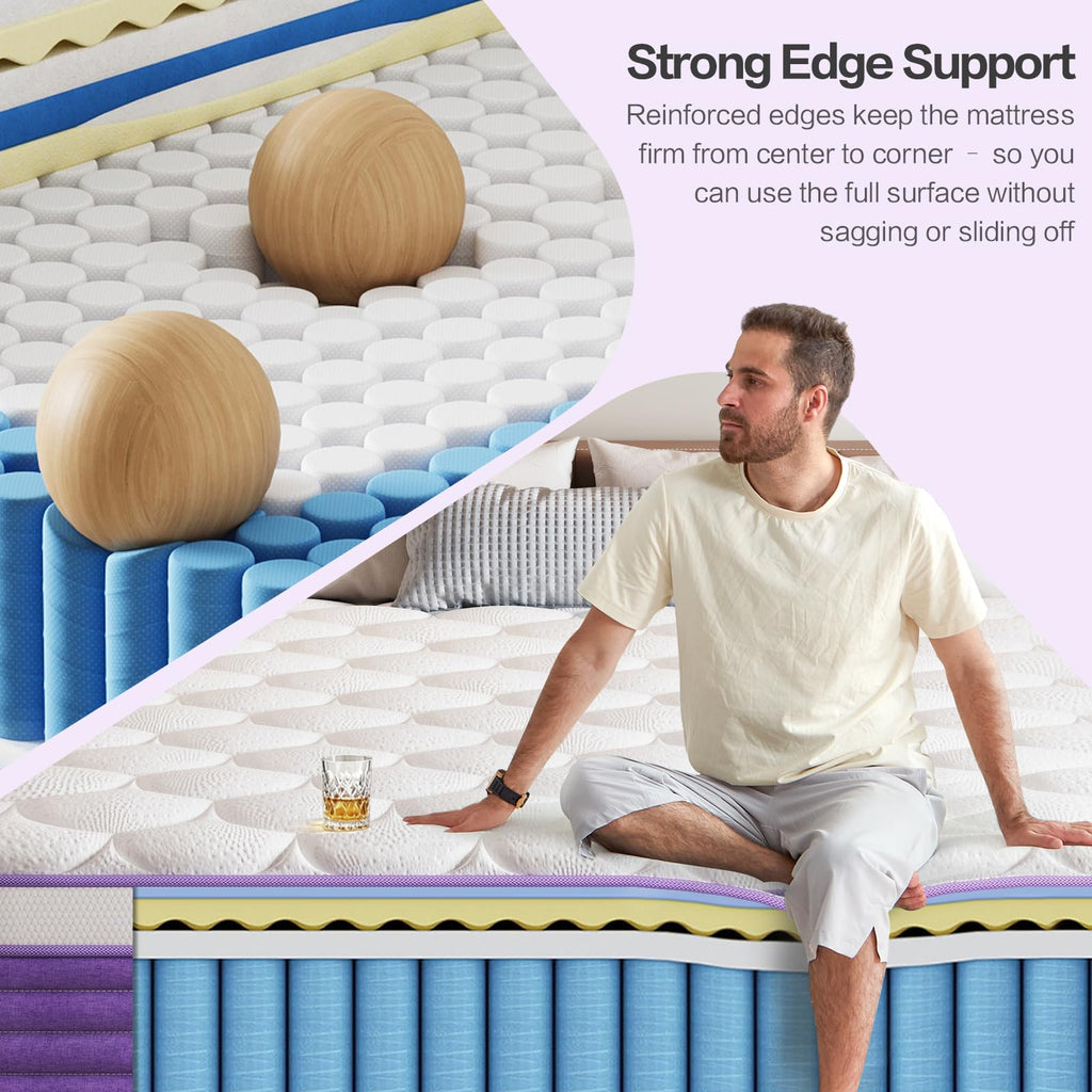 Queen 12 Inch Hybrid Mattress T761564