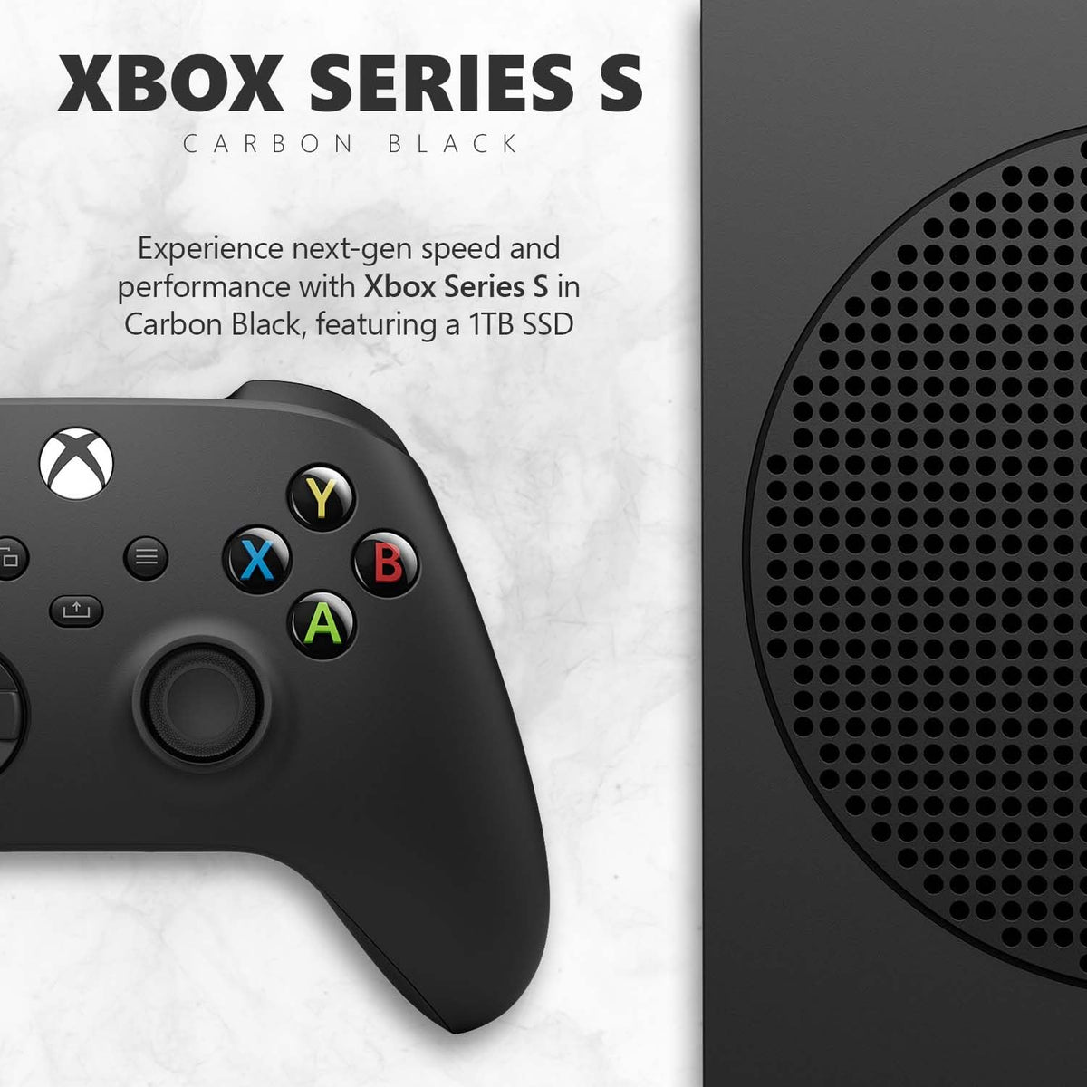 Xbox Series S 1TB SSD Console Carbon Black Wireless Controller N519