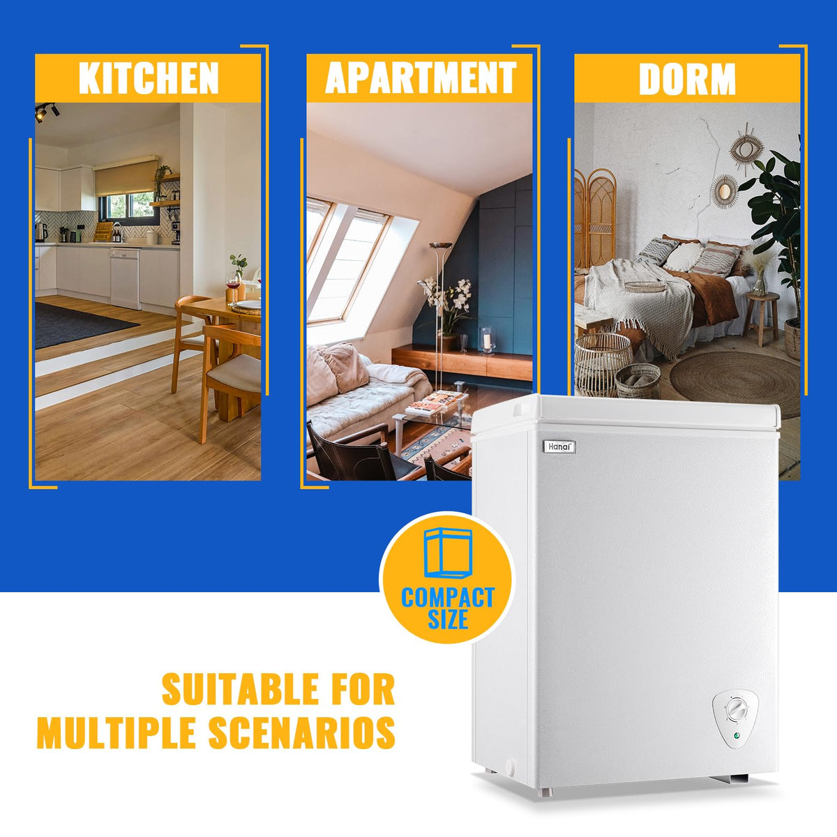 White 3.5 Cu.Ft Chest Freezer P648444