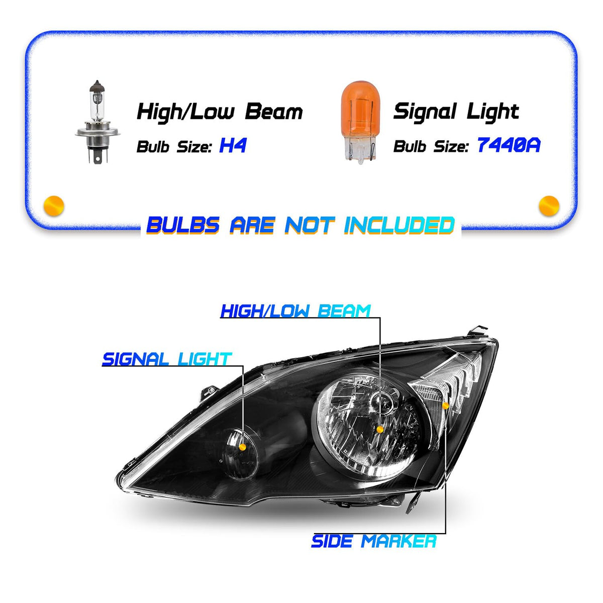 Halogen Headlight Assembly R401635