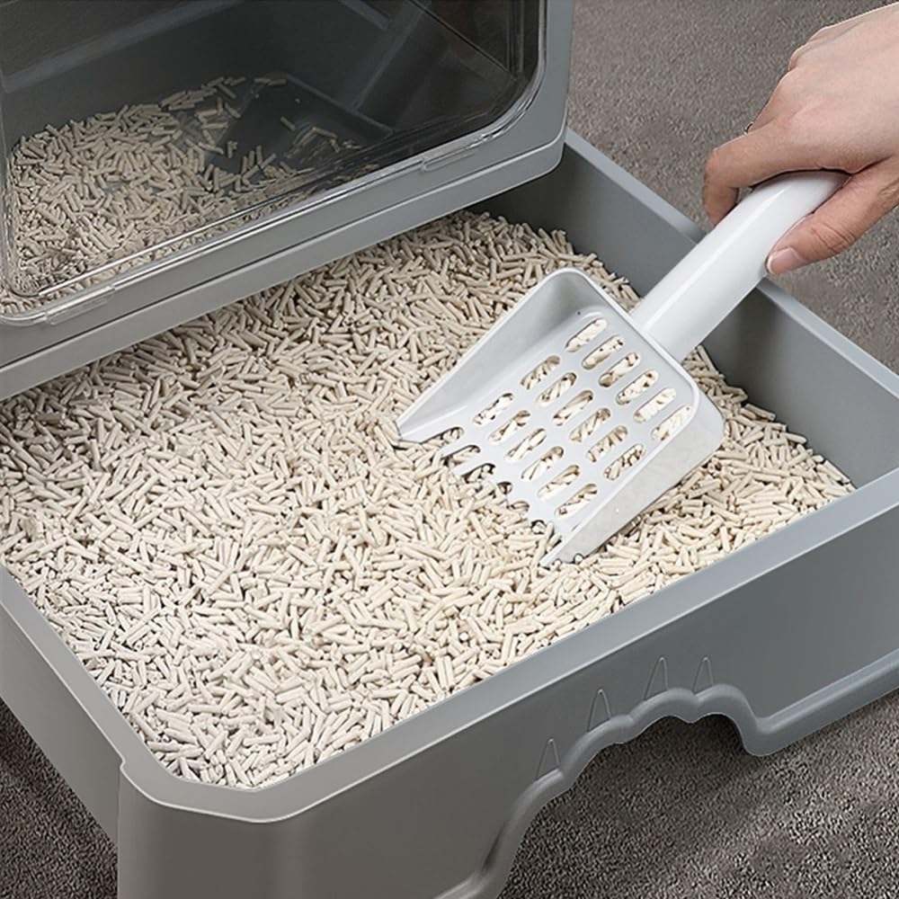 Foldable Enclosed Cat Litter Box with Lid L805926