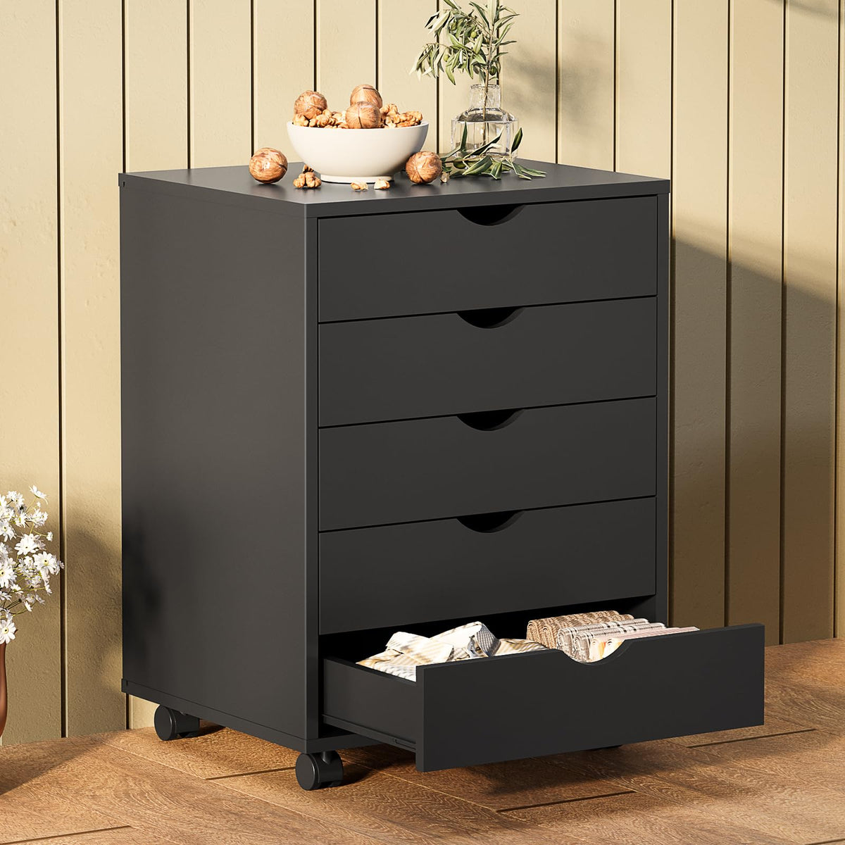 5 Drawer Wooden Dresser K464