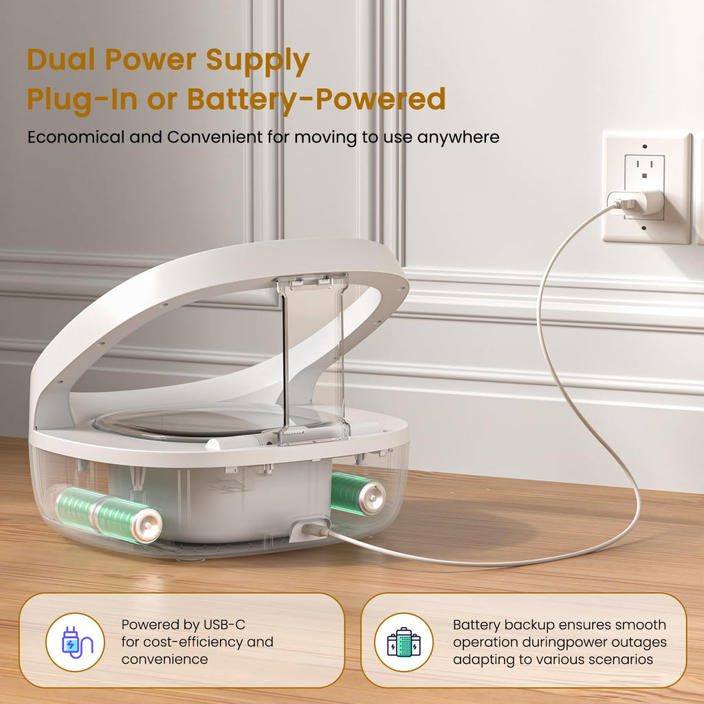 Wet & Dry Food Cat Feeder K932981