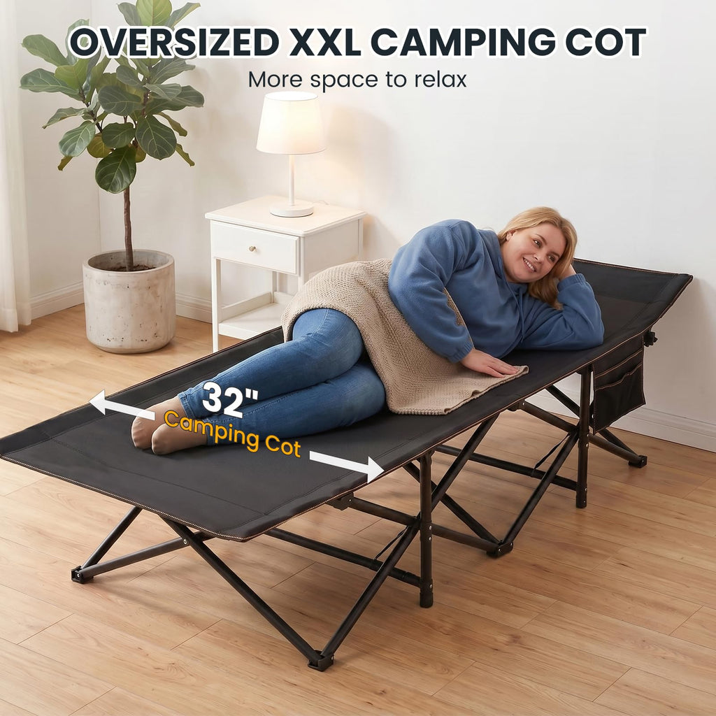 Oversized XXL Folding Camping Cot O716