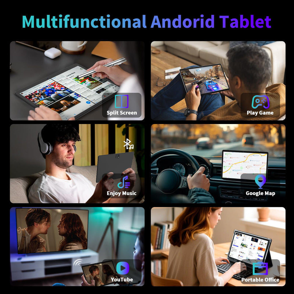 10 inch Android Tablet with Keyboard G752077