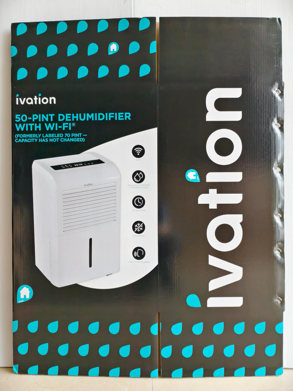 50 Pint Smart Wi-Fi Dehumidifier with Hose X70715