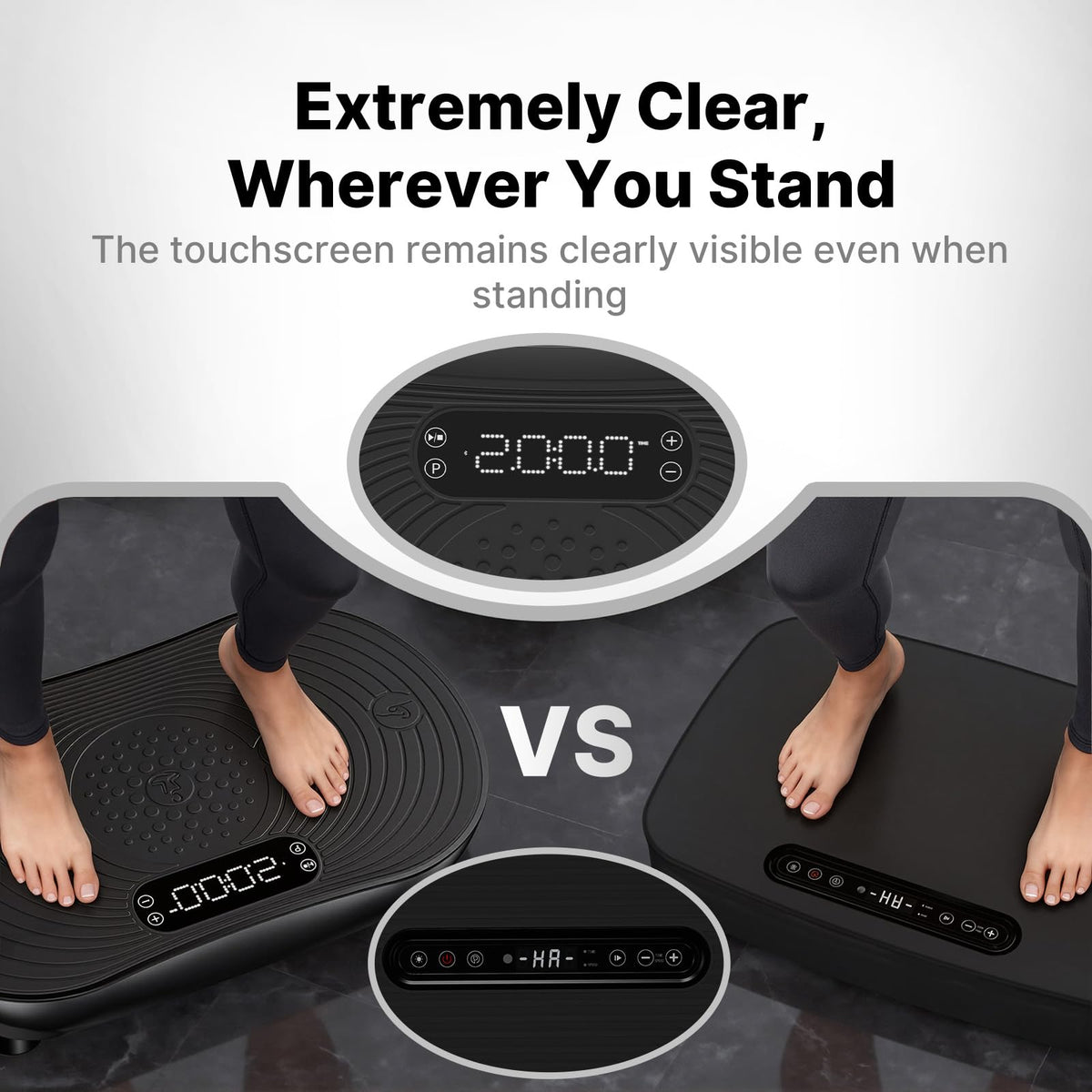 Vibration Plate Exercise Machine with Touchscreen R453038