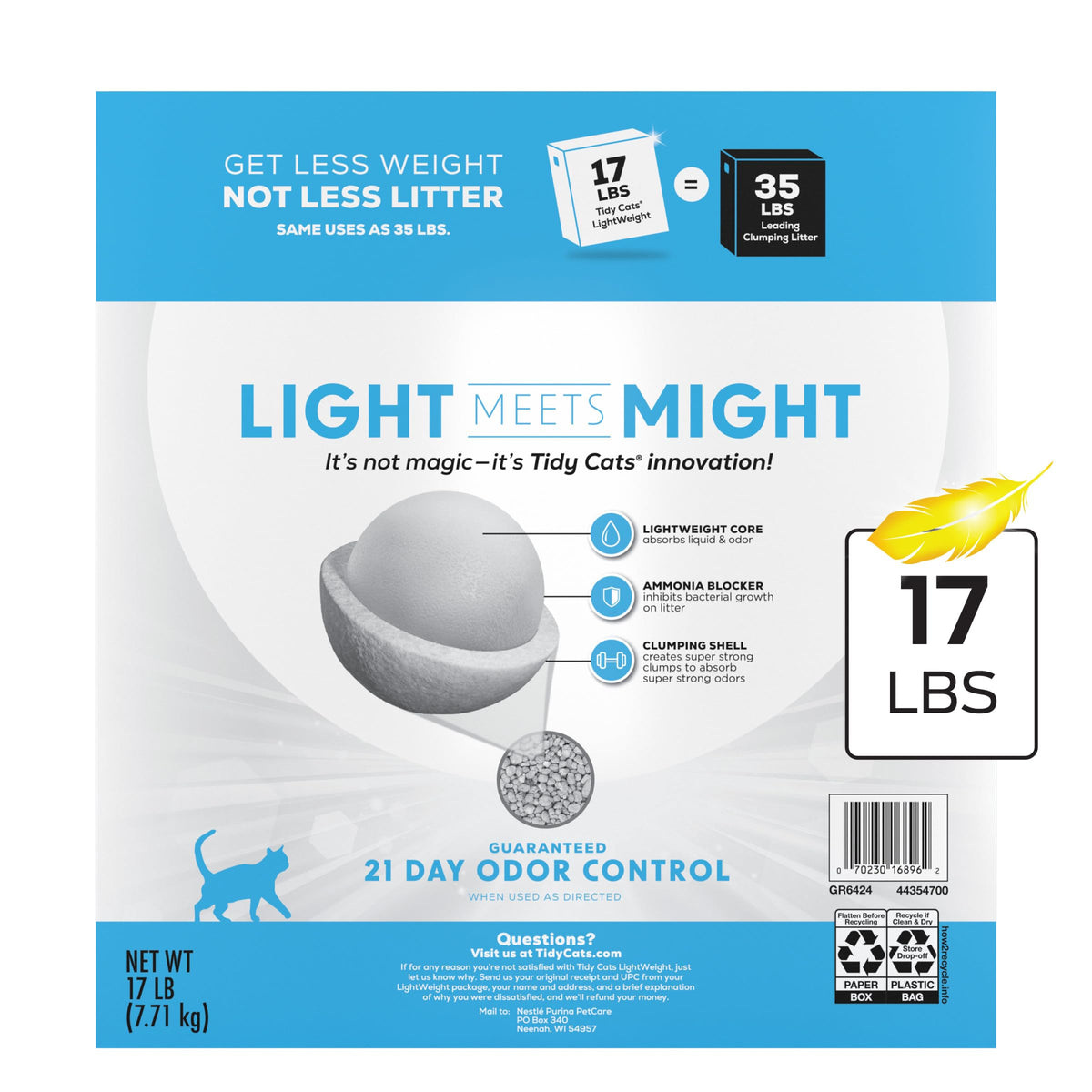17 lb Lightweight Cat Litter Z1897