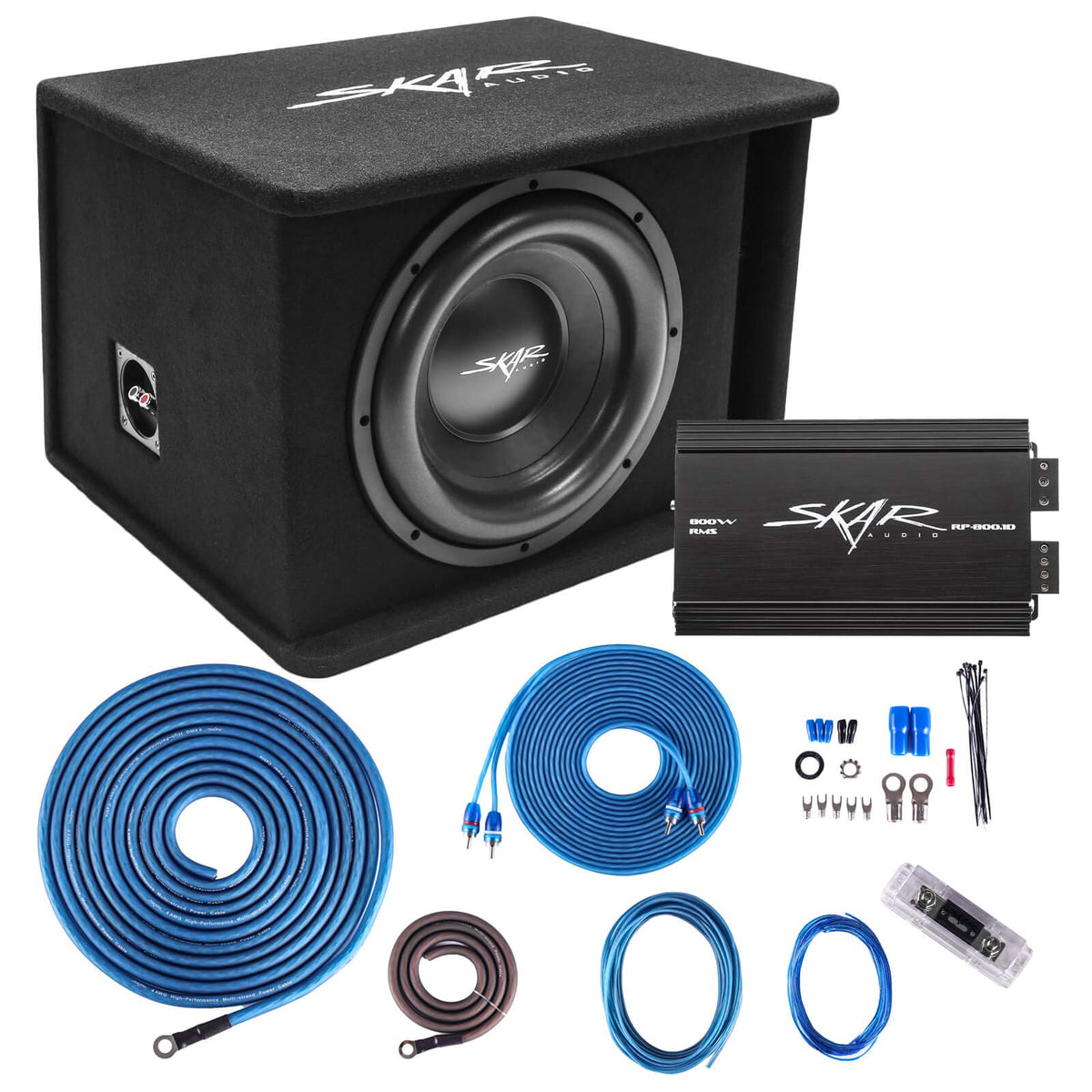 Single 12" 1,200 Watt Subwoofer Bass Package with Amplifier Y197293