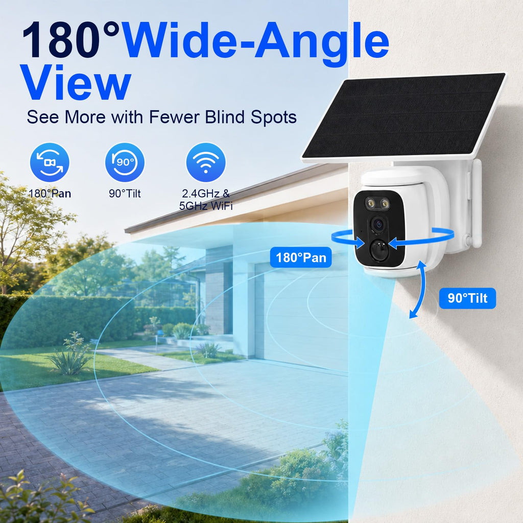 4 Pack Solar Security Cameras Wireless Outdoor 2K WiFi Camera System N321