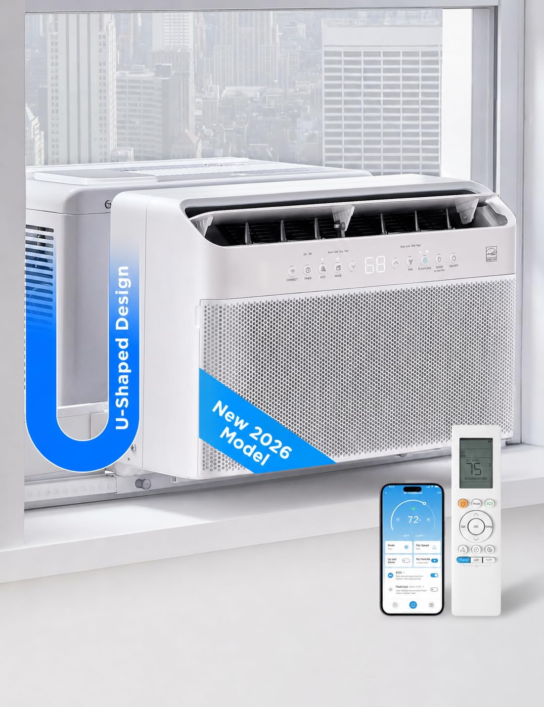 0,000 BTU U Shaped Window Air Conditioner F364992