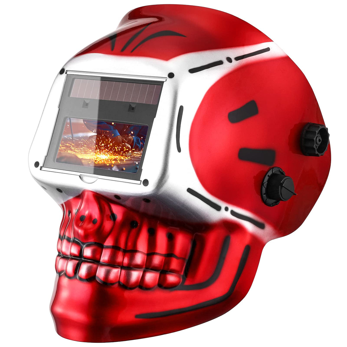 Auto Darkening Solar Powered Welding Helmet X7939