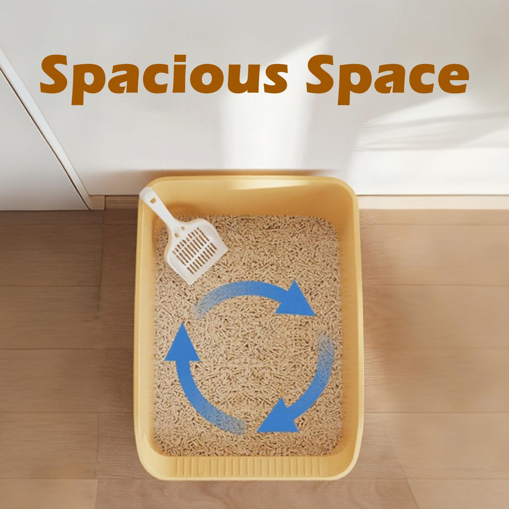 Large High Sides Cat Litter Box D450