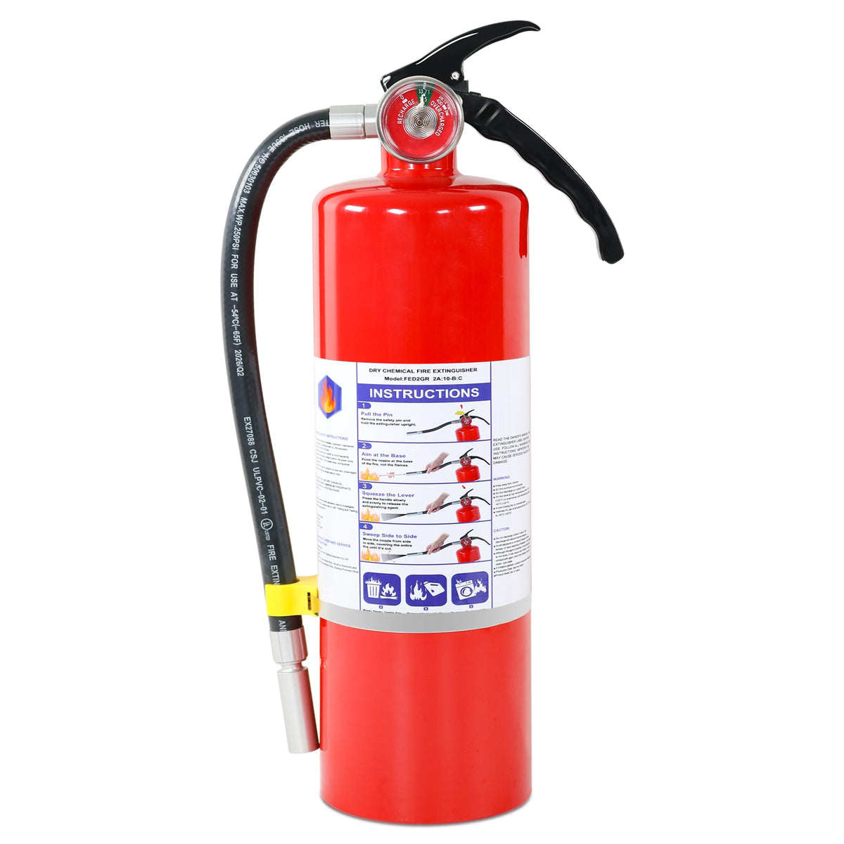 1 Pack 5lb ABC Dry Chemical Fire Extinguisher A777