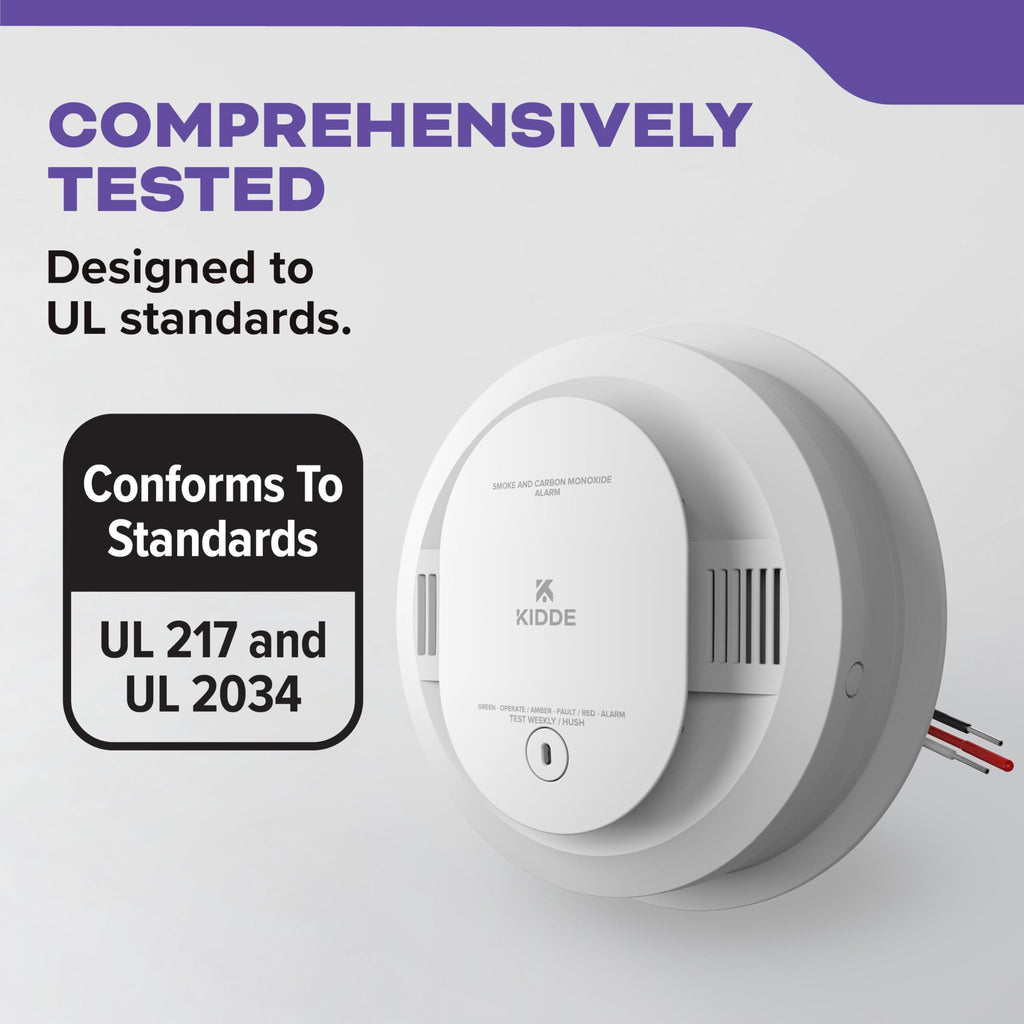 Hardwired Smoke & Carbon Monoxide Detector, 2 Pack N229874