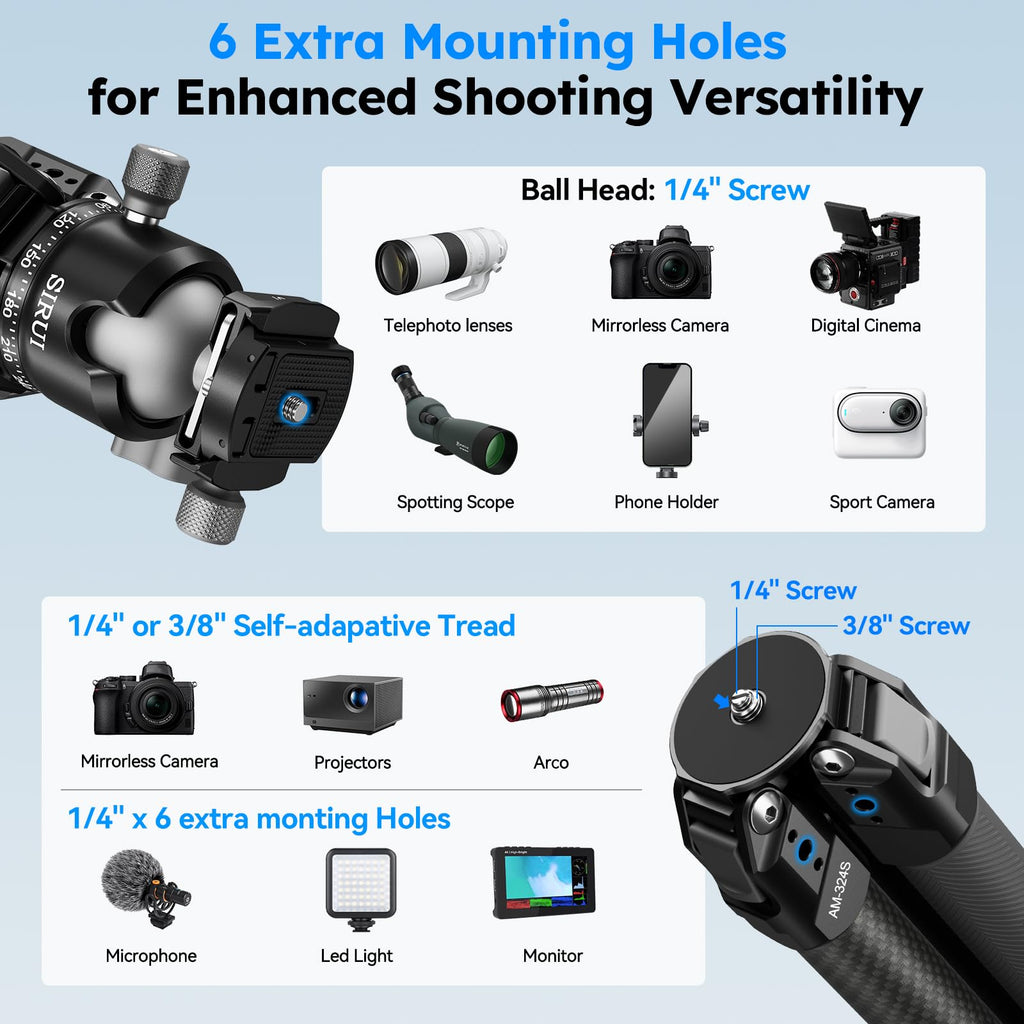 Heavy Duty Carbon Fiber Tripod B394395