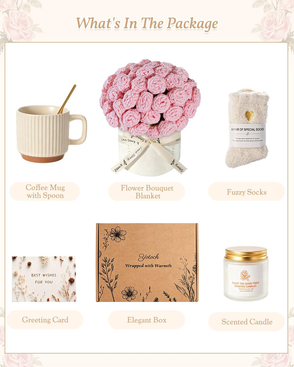 Flower Blanket Care Package U8442