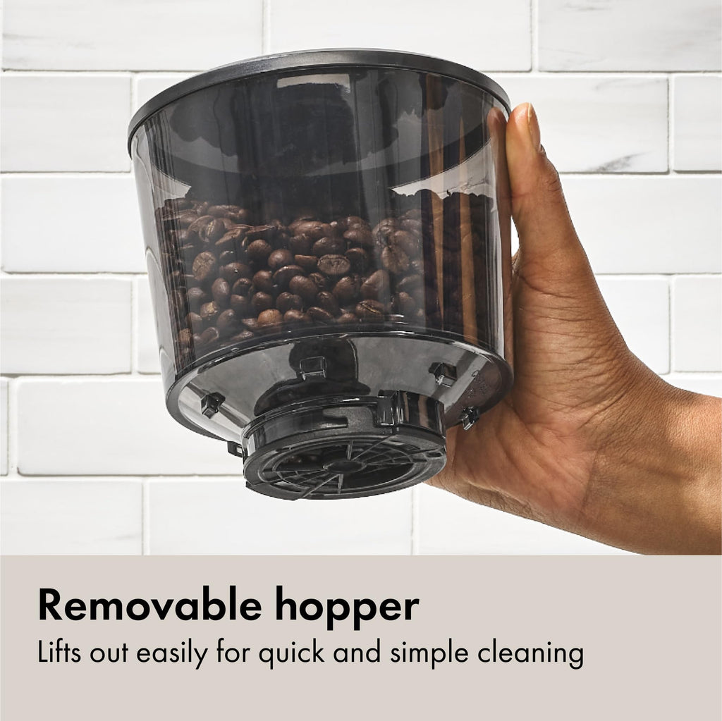 Electric Coffee Bean Grinder 12 Oz Silver Q7365
