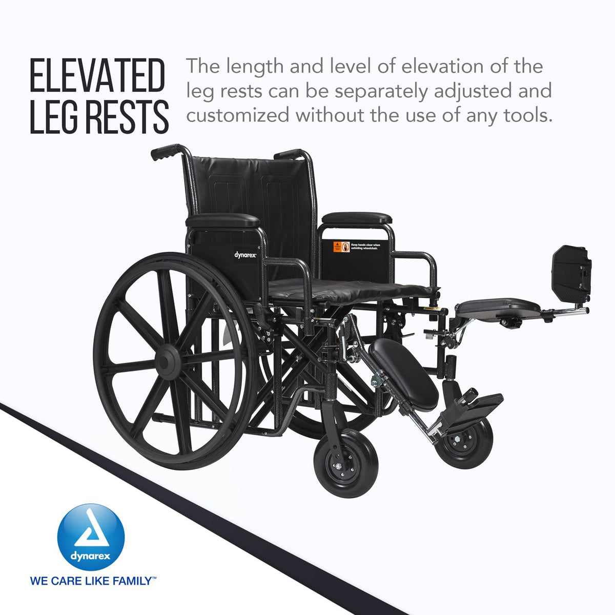 Heavy Duty Wheelchair with Detachable Desk Arms Y25906