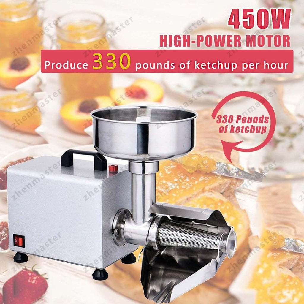 450W Stainless Steel Electric Tomato Strainer T6551