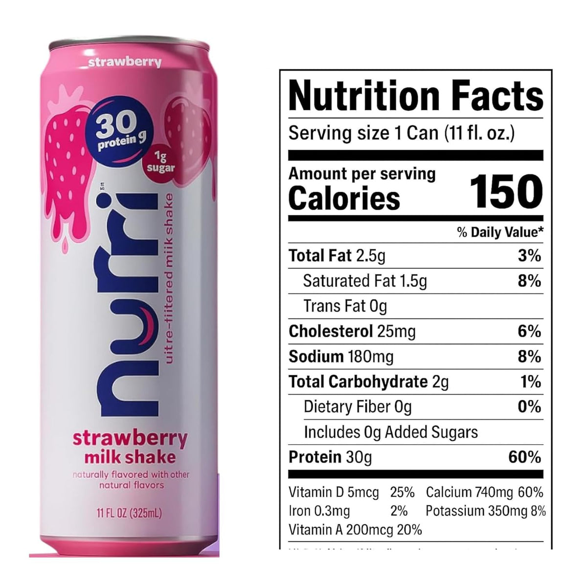 30g Protein Low Sugar 11 fl oz Protein Shake 12-Count Variety Box P74364