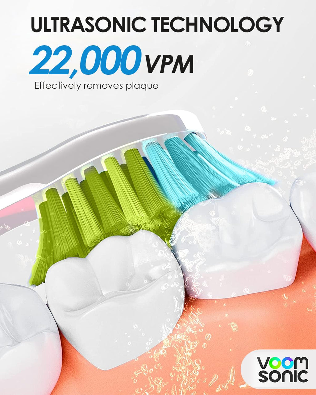 Black Blue 2-Pack Travel Electric Toothbrush Z525