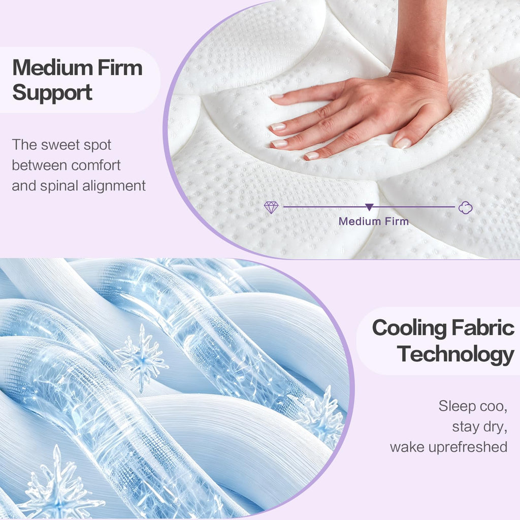 Queen 12 Inch Hybrid Mattress T761564