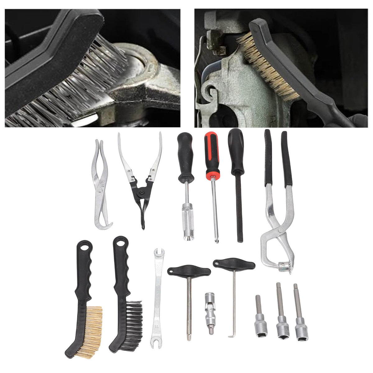 Brake Drum and Disc Tool Kit with Spring Pliers R28609