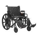 Heavy Duty Wheelchair with Detachable Desk Arms Y25906